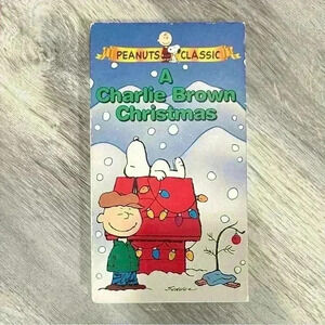 Vintage Peanuts Classic Movie A Charlie Brown Christmas VHS Tape 1994